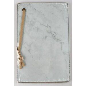 Marble Cutting Board With Leather Strap 9"x6" Stylish & Durable Kitchen Tool